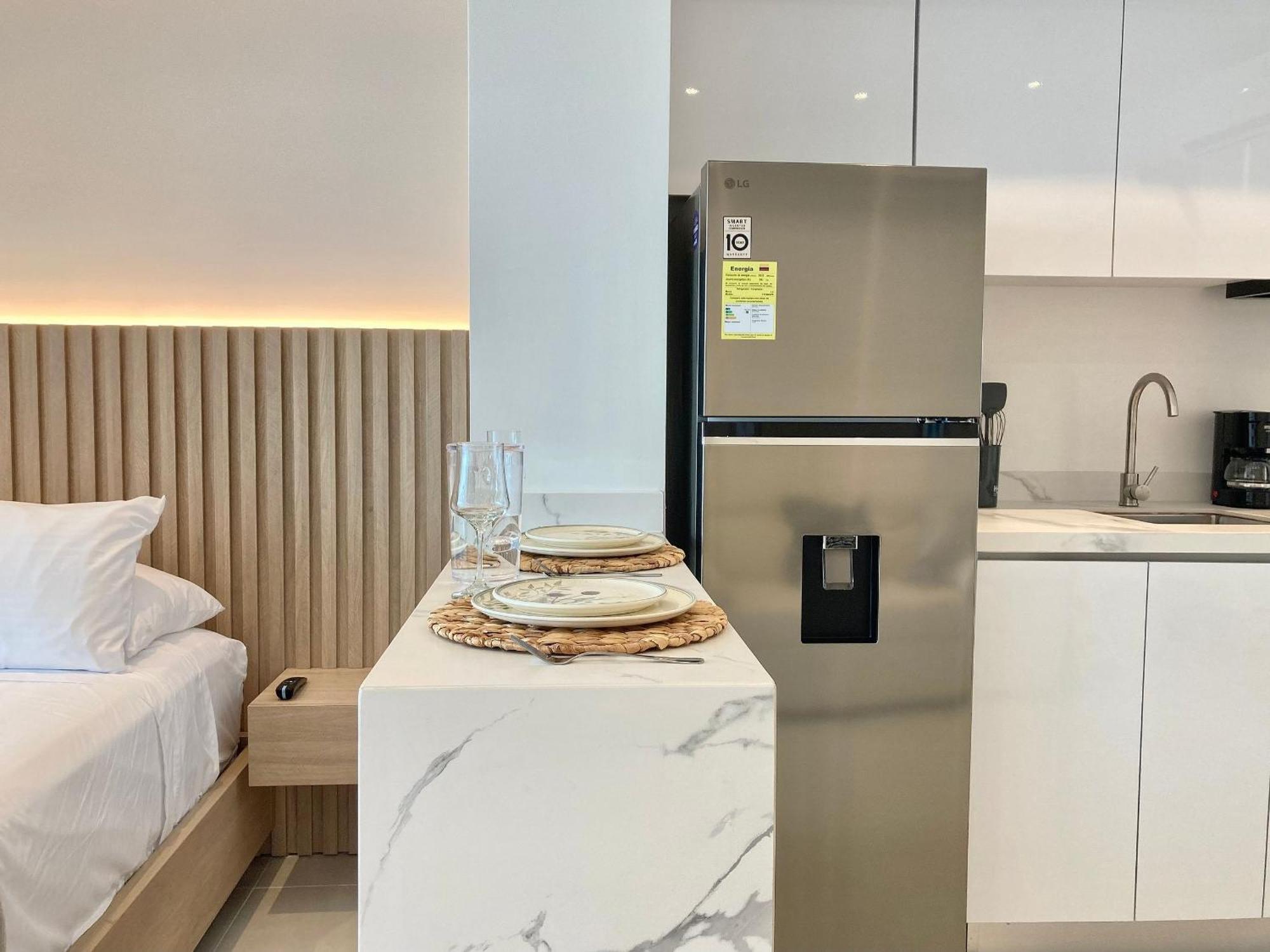 Apartamento Cb1607 Moderna Vista-mar Cerca Al Aeropuerto