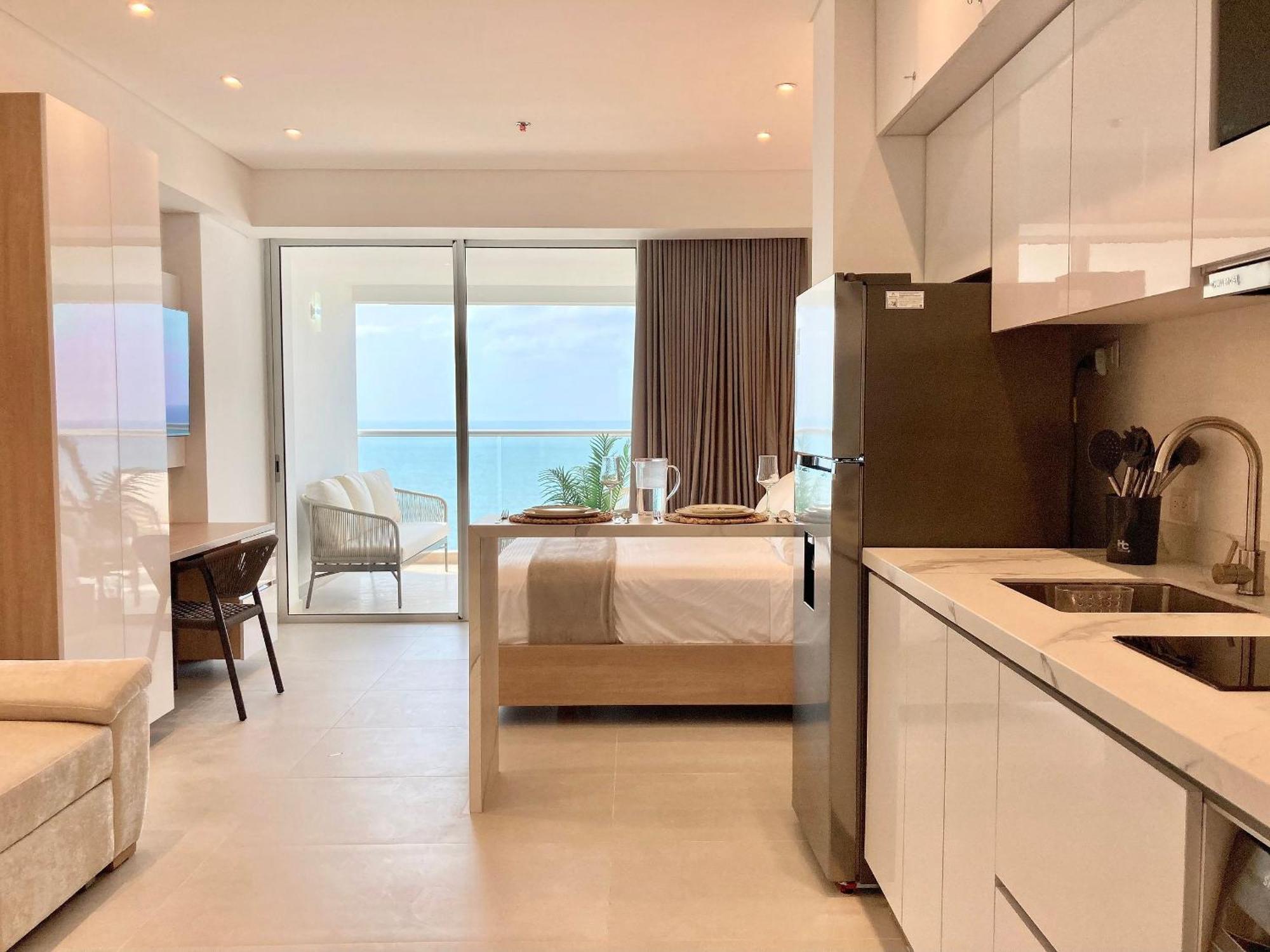 Cb1607 Moderna Vista-mar Cerca Al Aeropuerto Apartamento Cartagena