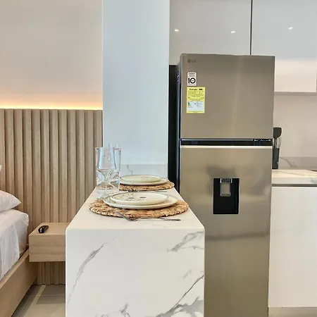 Apartamento Cb1607 Moderna Vista-mar Cerca Al Aeropuerto