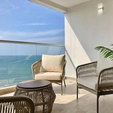 Apartamento Cb1607 Moderna Vista-mar Cerca Al Aeropuerto *