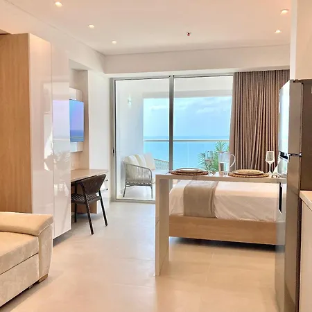 Cb1607 Moderna Vista-mar Cerca Al Aeropuerto Apartamento Cartagena