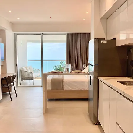 Cb1607 Moderna Vista-mar Cerca Al Aeropuerto Apartamento Cartagena