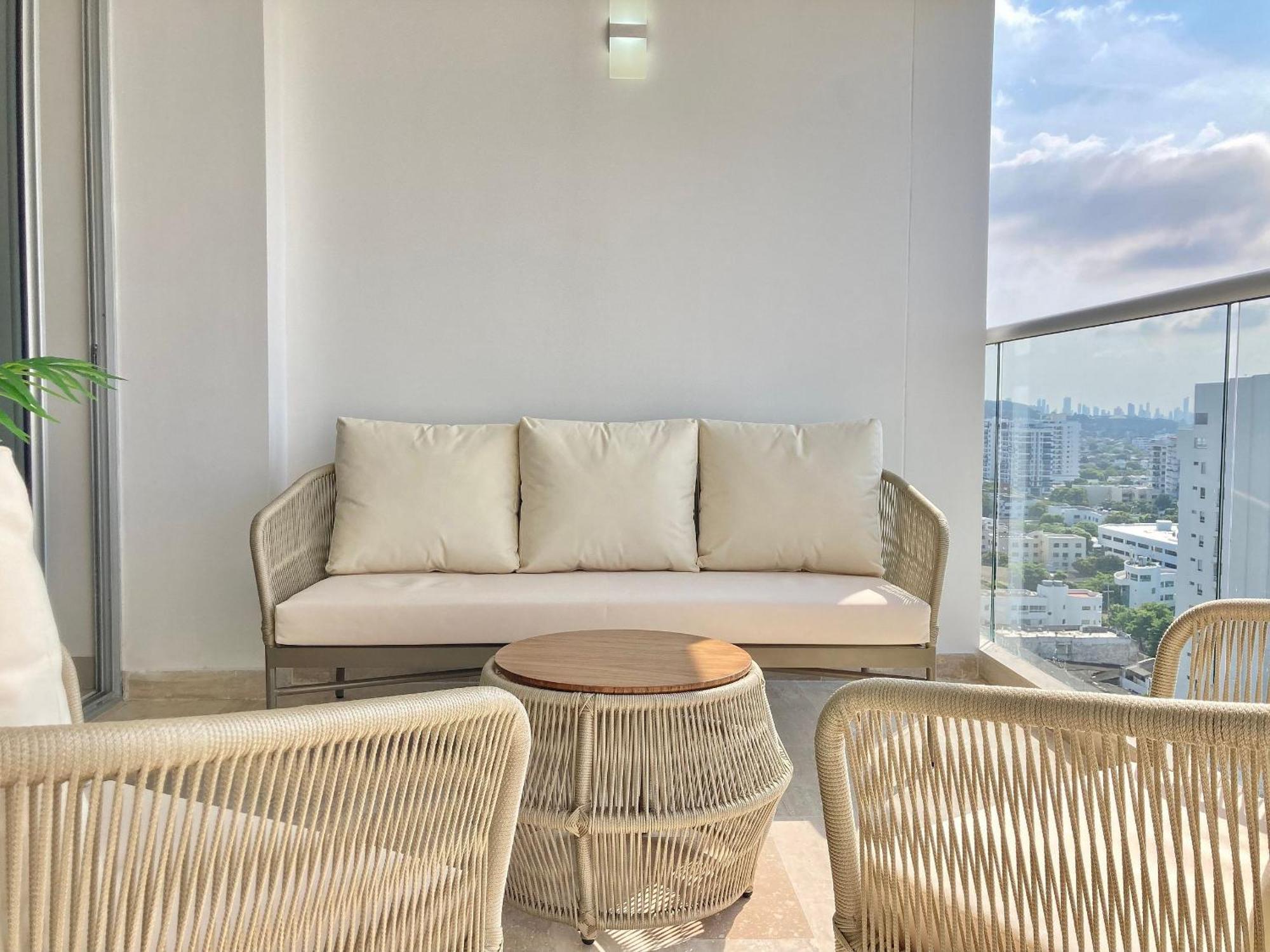 Apartamento Cb1607 Moderna Vista-mar Cerca Al Aeropuerto