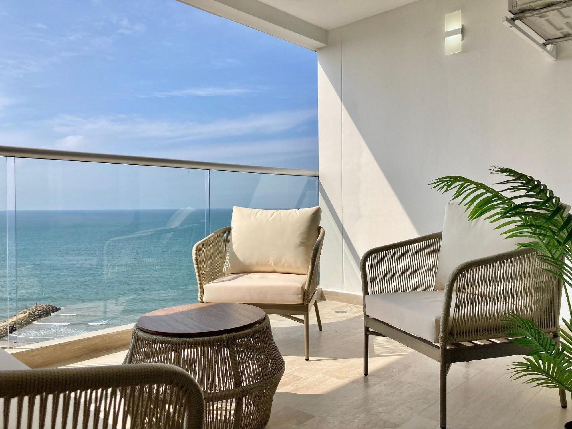 Apartamento Cb1607 Moderna Vista-mar Cerca Al Aeropuerto *